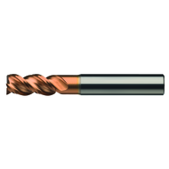SC Al end mill. cutter 20mm L2=54mm Z=3 short, HA, edge prot. cham. ZrCN Ultra-N